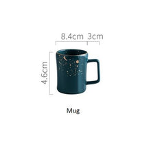 Load image into Gallery viewer, ATUCOHO High Fashion Retro Green Nordic Ceramic Tableware Set Dinnerware Set Bowl Plate Soup Bowl Set Modern Style High-end
