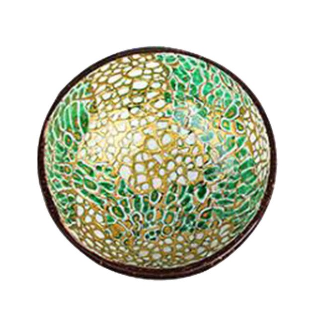 Creative Natural Coconut Bowl Eco Friendly Soup Salad Noodle Rice Bowl Wooden Fruit Bowls Handicraft Art Work Decoration