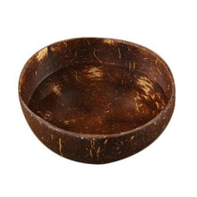 Load image into Gallery viewer, Creative Natural Coconut Bowl Eco Friendly Soup Salad Noodle Rice Bowl Wooden Fruit Bowls Handicraft Art Work Decoration

