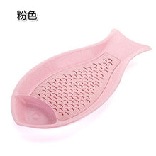 Load image into Gallery viewer, 1pcs Wheat Straw Fish Shaped Dumpling Plate Creative Dumpling Dishes With Vinegar Dish Sushi Plate Drain Pan
