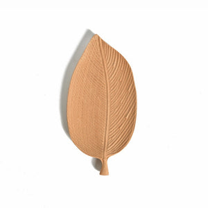 Leaf Shape Wood Plate storage Trays Beech Wood Pan Plate Saucer Tea Tray Dessert Dinner Bread Fruit Dishes