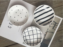 Load image into Gallery viewer, 3pcs Mini Dish Cactus Star White Black Ceramic Plate Seasoning Soy Sauce Vinegar Plates Candy Cute Dishes Kitchen Tool 1254
